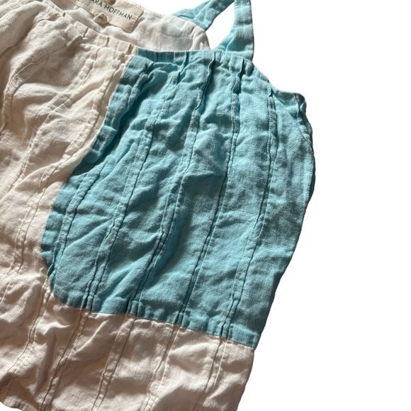 Mara Hoffman White and Light Blue Tank Top - Picture 4 of 6
